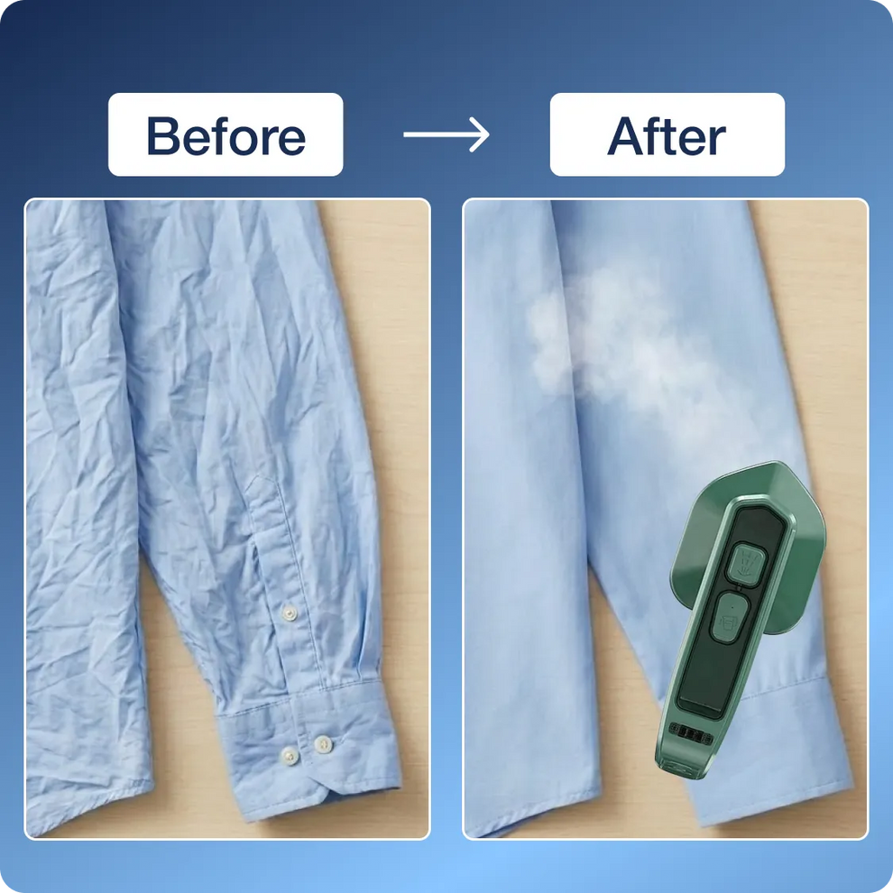Portable Steam Iron β 2-in-1 Travel Garment Steamer