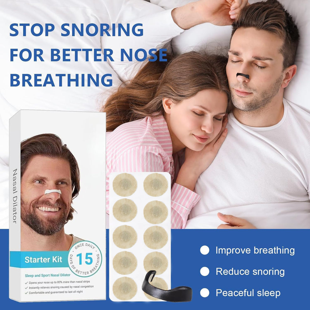 Nasal Strip Starter Kit β Boost Oxygen & Reduce Snoring Comfortably