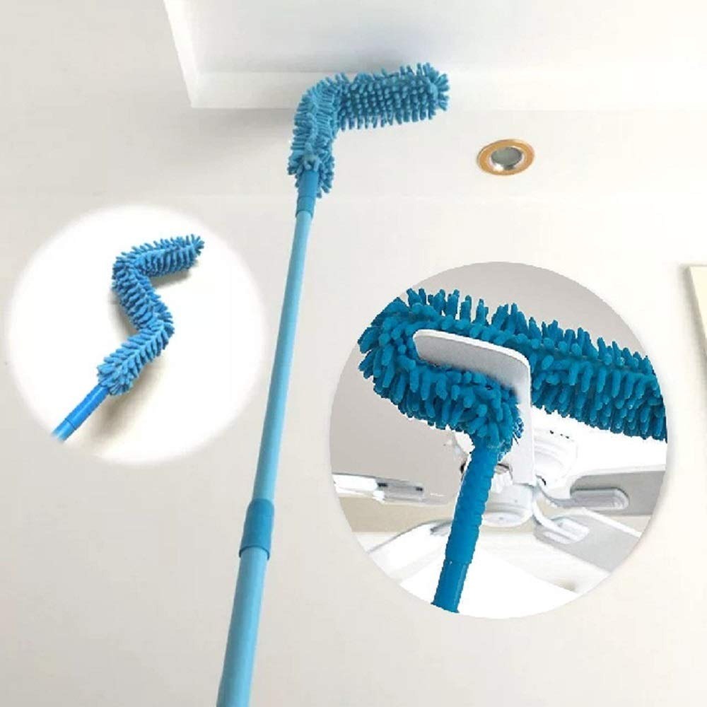 Microfiber Fan Duster – Flexible, Extendable for Easy Cleaning